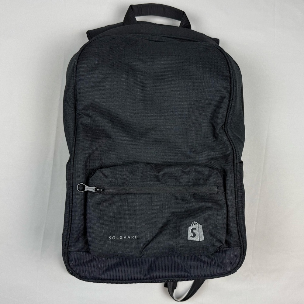 Solgaard Shore Tex Day Pack Backpack Black Ripstop Lightweight Laptop Section